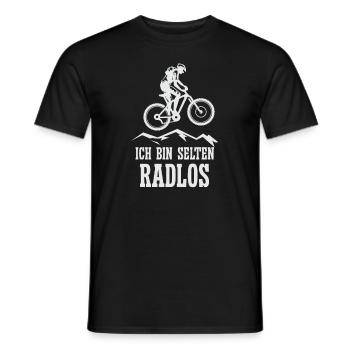 Selten Radlos Fahrrad MTB Radsport Mountainbike - Men's T-Shirt - black - Front - AI Model Male 178 light (178cm)