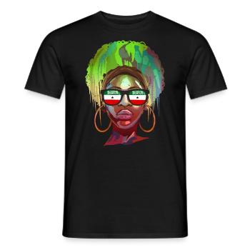 Somaliland - Men's T-Shirt - black - Front - AI Model Male 178 light (178cm)