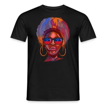 Samoa - Männer T-Shirt - Schwarz - Vorne - AI Model Male 178 light (178cm)