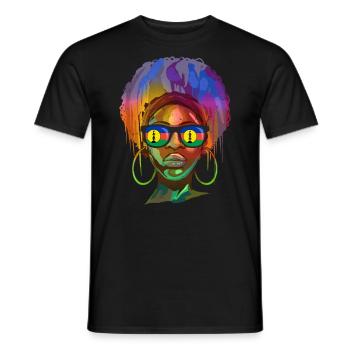 Neukaledonien - Männer T-Shirt - Schwarz - Vorne - AI Model Male 178 light (178cm)