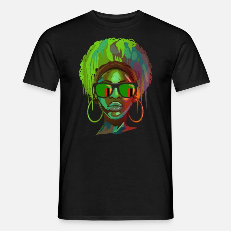Sambia - Männer T-Shirt - Schwarz