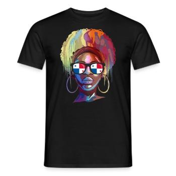 Panama - Männer T-Shirt - Schwarz - Vorne - AI Model Male 178 light (178cm)