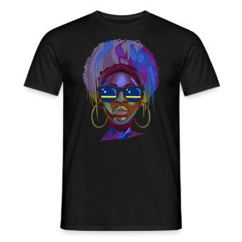 Curaçao - Männer T-Shirt - Schwarz - Vorne - AI Model Male 178 light (178cm)