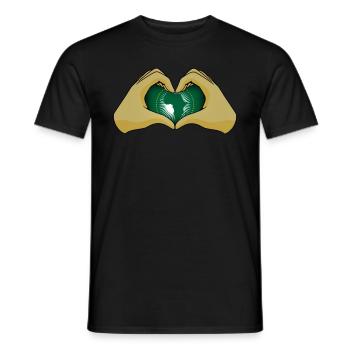 Afrikanische Union - Männer T-Shirt - Schwarz - Vorne - AI Model Male 178 light (178cm)