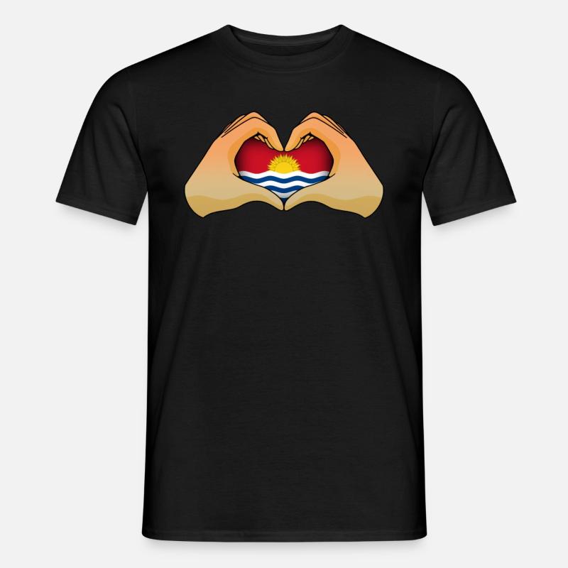 Kiribati - Männer T-Shirt - Schwarz
