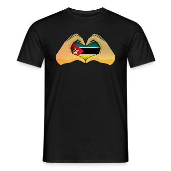 Mozambique - Men's T-Shirt - black - Front - AI Model Male 178 light (178cm)
