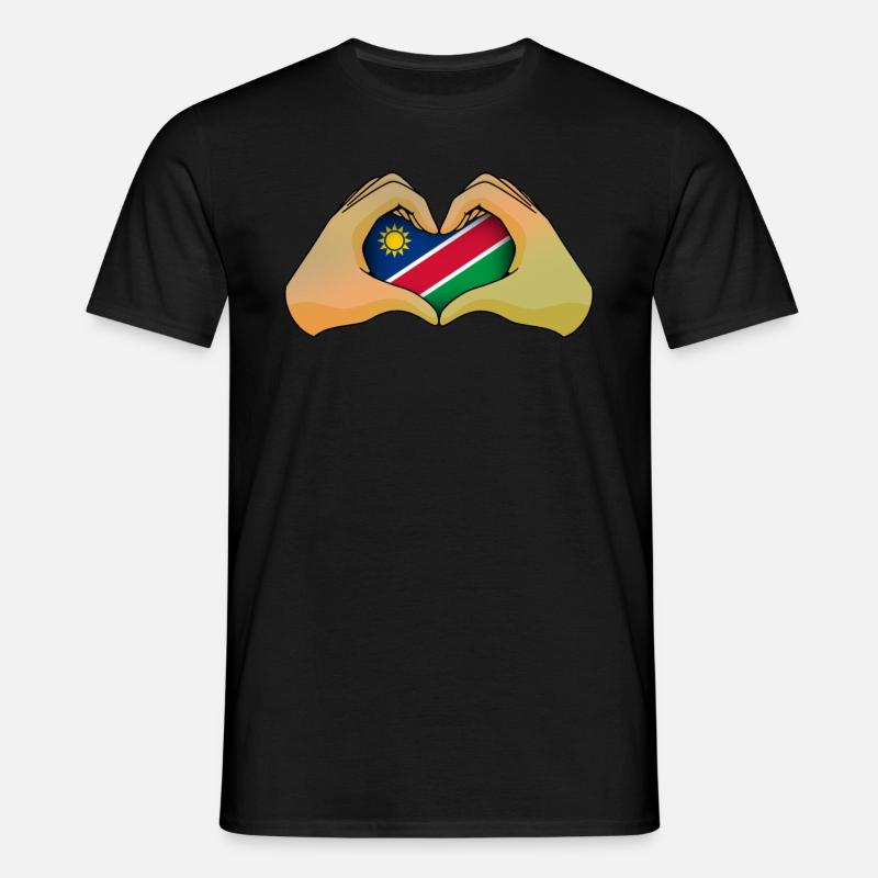 Namibia - Männer T-Shirt - Schwarz