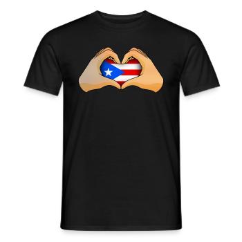Puerto Rico - Männer T-Shirt - Schwarz - Vorne - AI Model Male 178 light (178cm)