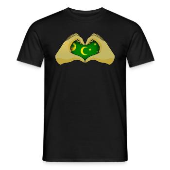 Îles Cocos - T-shirt homme - noir - Devant - AI Model Male 178 light (178cm)