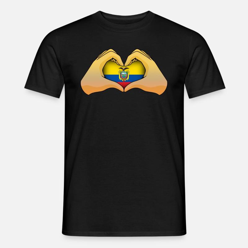 Ecuador - Männer T-Shirt - Schwarz