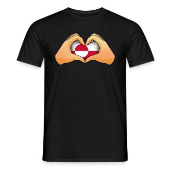 Greenland - Men's T-Shirt - black - Front - AI Model Male 178 light (178cm)