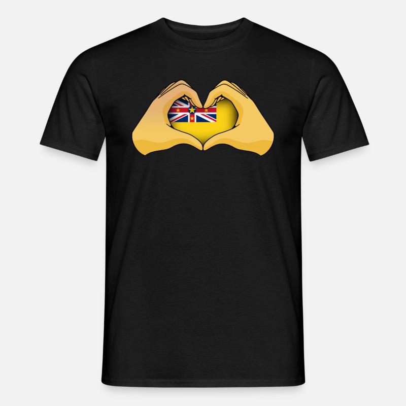 Niue - Männer T-Shirt - Schwarz