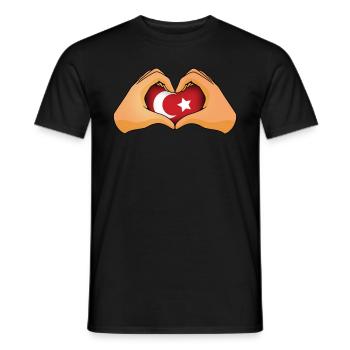 Osmanisches Reich - Männer T-Shirt - Schwarz - Vorne - AI Model Male 178 light (178cm)