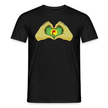 Zaire - Männer T-Shirt - Schwarz - Vorne - AI Model Male 178 light (178cm)