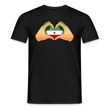 Somaliland - Men's T-Shirt - black - Front - AI Model Male 178 light (178cm)