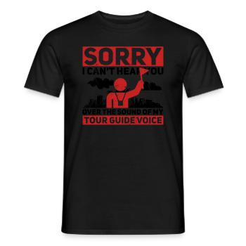 Reiseberater-design Für Einen Stadtreiseführer - T-shirt homme - noir - Devant - AI Model Male 178 light (178cm)