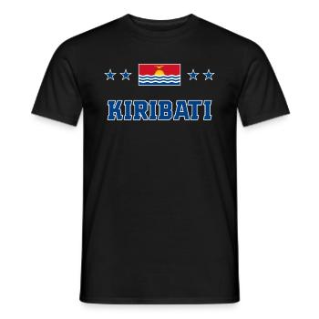 Kiribati - Männer T-Shirt - Schwarz - Vorne - AI Model Male 178 light (178cm)