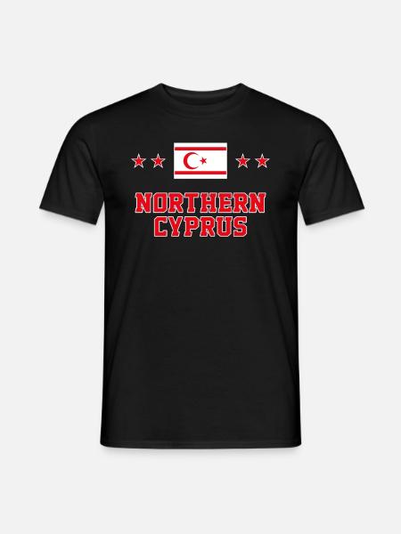 Nordzypern - Männer T-Shirt - Schwarz