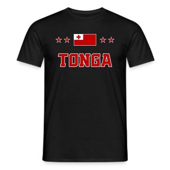 Tonga - T-shirt homme - noir - Devant - AI Model Male 178 light (178cm)