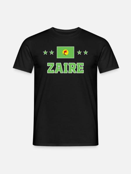 Zaire - Männer T-Shirt - Schwarz