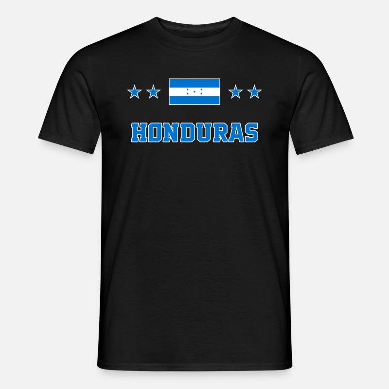 Honduras - Männer T-Shirt - Schwarz