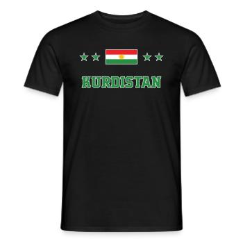 Kurdistan - T-shirt homme - noir - Devant - AI Model Male 178 light (178cm)