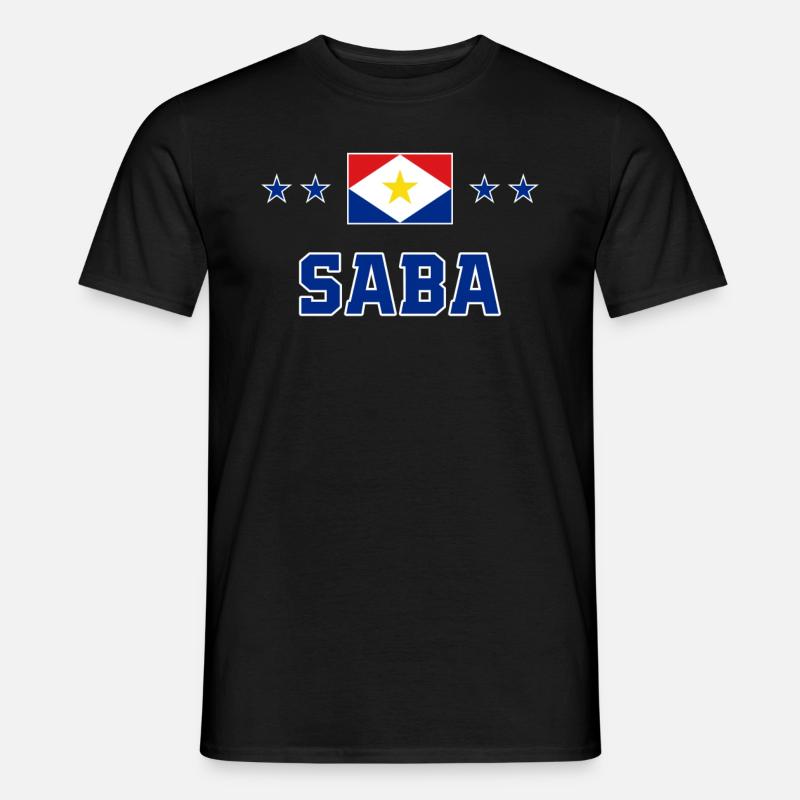 Saba - Männer T-Shirt - Schwarz