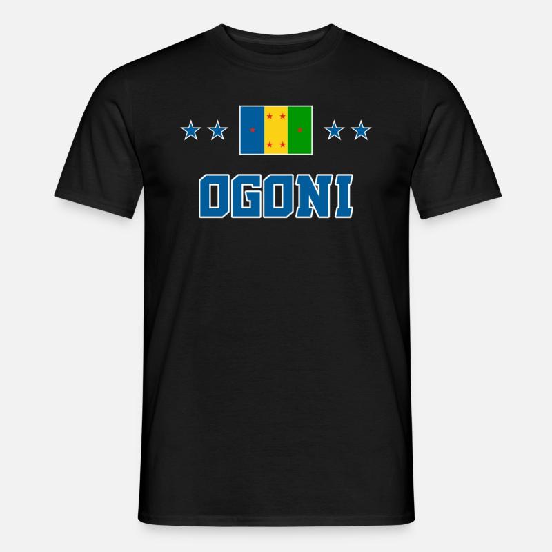 Ogoni - Männer T-Shirt - Schwarz
