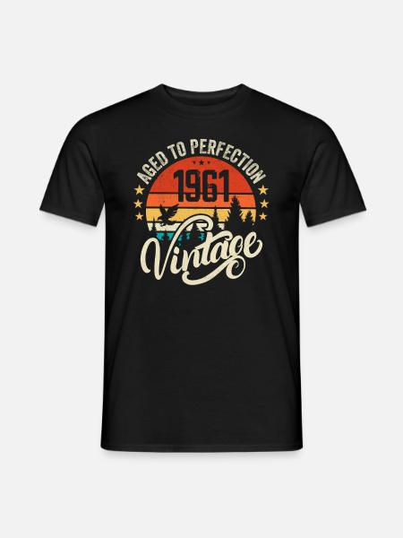 1961 Vintage - Geburtstagsgeschenk 1961 Retro 1961 - Mænd T-shirt - sort