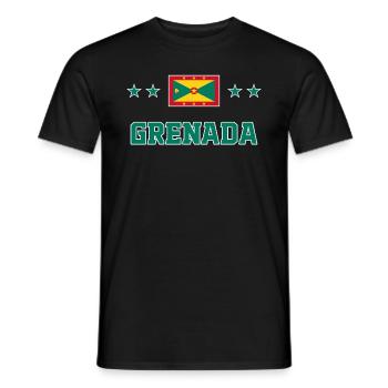 Grenade - T-shirt homme - noir - Devant - AI Model Male 178 light (178cm)