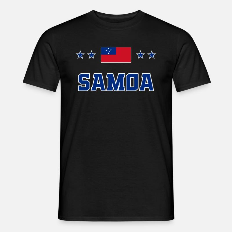 Samoa - Männer T-Shirt - Schwarz