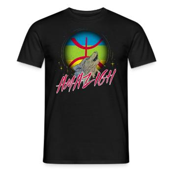 Amazigh - Men's T-Shirt - black - Front - AI Model Male 178 light (178cm)