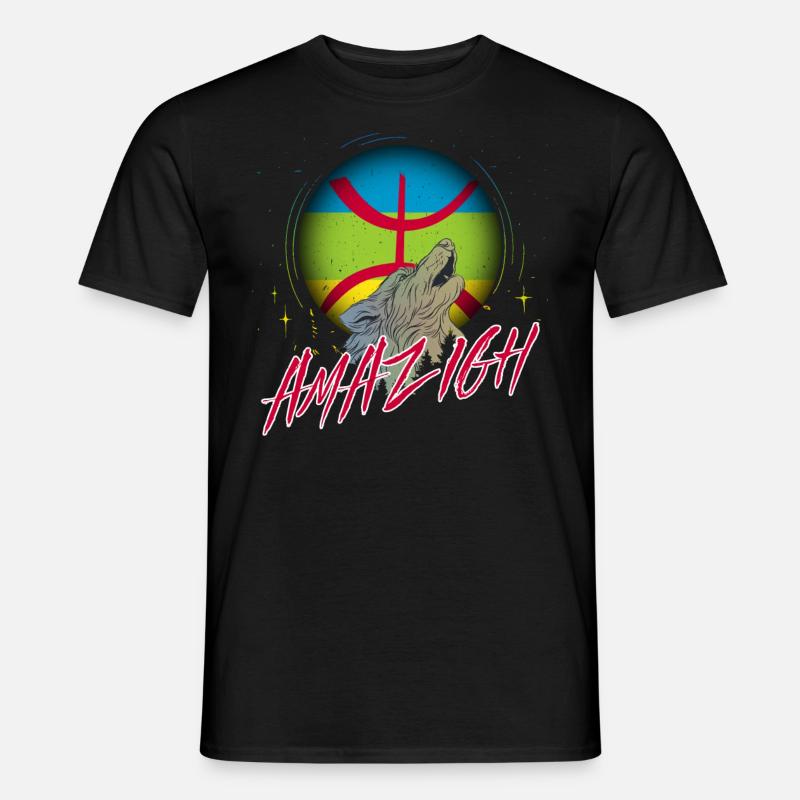 Amazigh - Männer T-Shirt - Schwarz