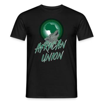 Afrikanische Union - Männer T-Shirt - Schwarz - Vorne - AI Model Male 178 light (178cm)