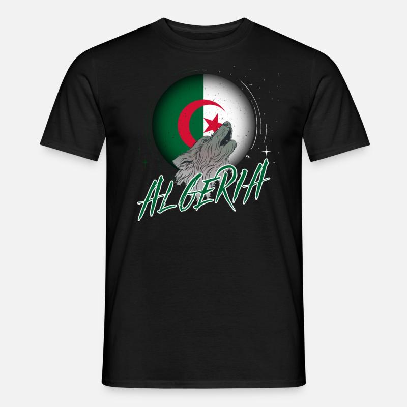 Algerien - Männer T-Shirt - Schwarz