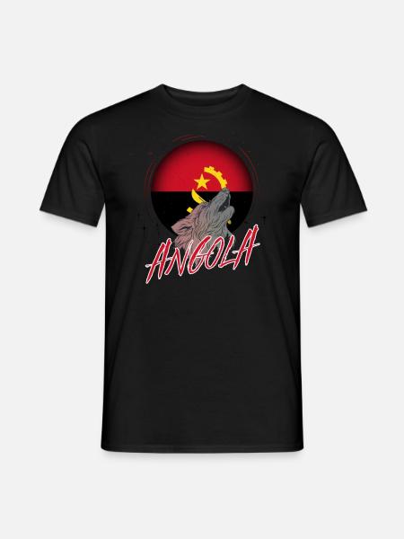 Angola - Men's T-Shirt - black