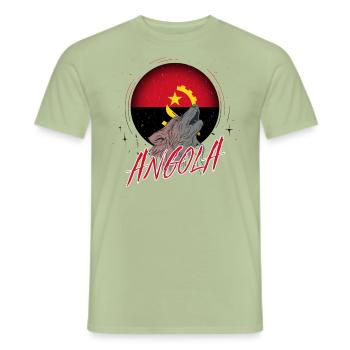 Angola - T-shirt homme - vert sauge - Devant - AI Model Male 178 light (178cm)