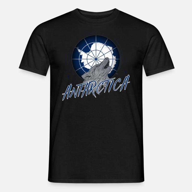 Antarktis - Männer T-Shirt - Schwarz