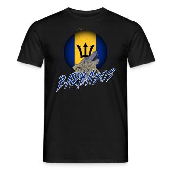 Barbados - Männer T-Shirt - Schwarz - Vorne - AI Model Male 178 light (178cm)