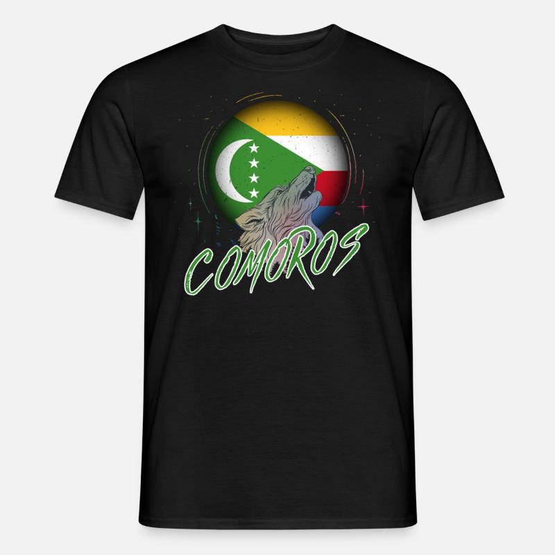 Komoren - Männer T-Shirt - Schwarz