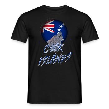 Cook Islands - Men's T-Shirt - black - Front - AI Model Male 178 light (178cm)