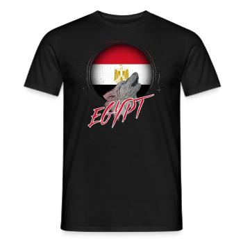 Ägypten - Männer T-Shirt - Schwarz - Vorne - AI Model Male 178 light (178cm)