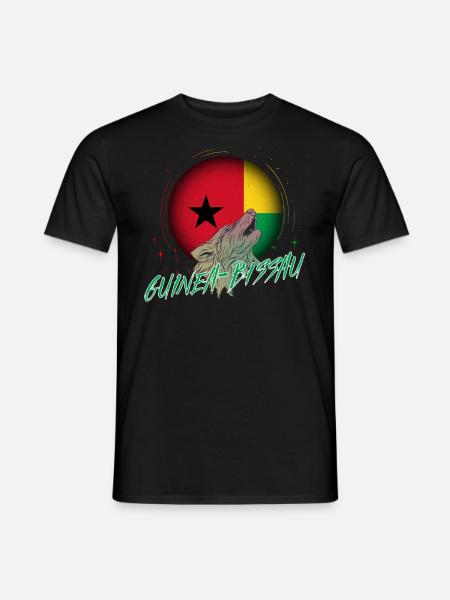 Guinea-Bissau - Männer T-Shirt - Schwarz