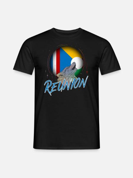 Réunion - T-shirt homme - noir