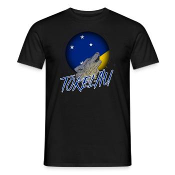 Tokelau - Men's T-Shirt - black - Front - AI Model Male 178 light (178cm)