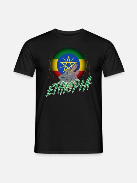 Ethiopia - Men's T-Shirt - black