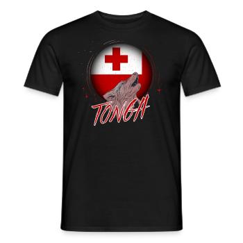 Tonga - T-shirt homme - noir - Devant - AI Model Male 178 light (178cm)