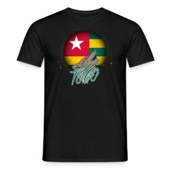 Togo - Männer T-Shirt - Schwarz - Vorne - AI Model Male 178 light (178cm)