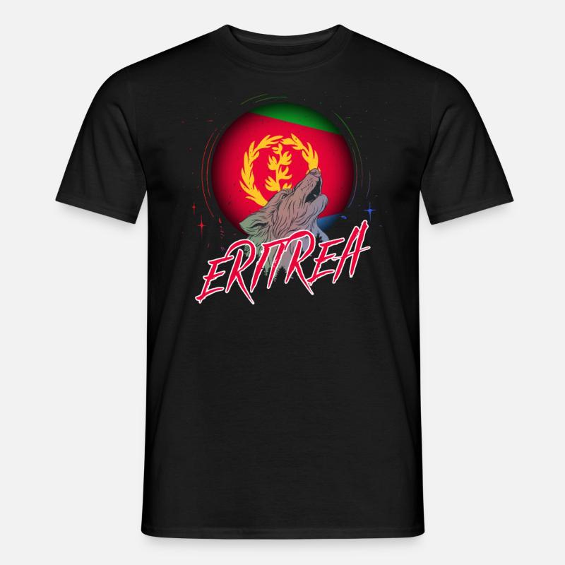 Eritrea - Männer T-Shirt - Schwarz