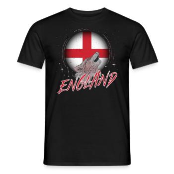 Angleterre - T-shirt homme - noir - Devant - AI Model Male 178 light (178cm)